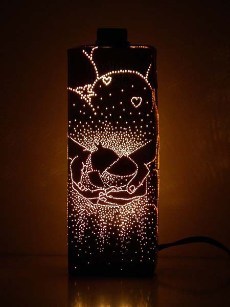 bottle light 1 Packaging Lights by Anke Weiss