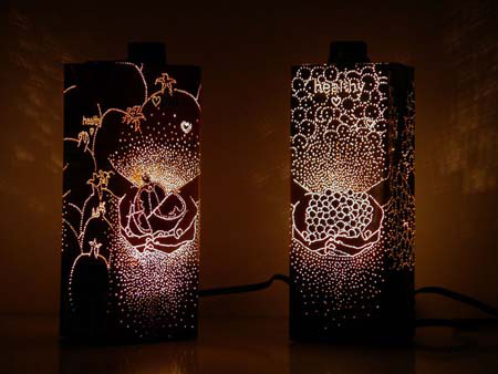 bottle light 2 Packaging Lights by Anke Weiss