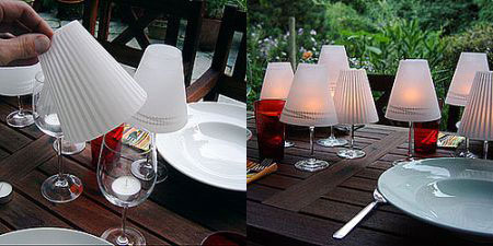 wine glass light wine glass light